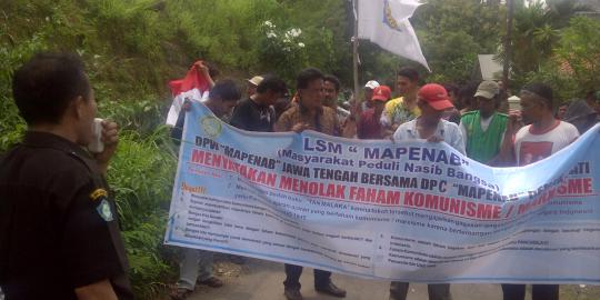Ratusan orang geruduk tempat diskusi Tan Malaka di Semarang
