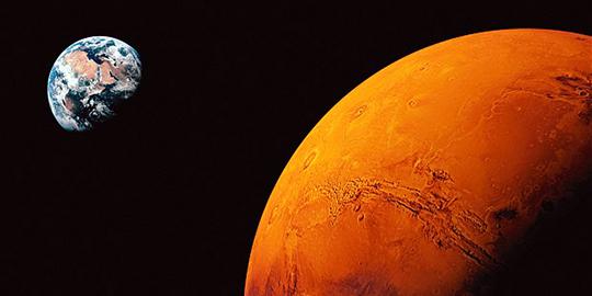 Bulan April nanti, Mars dan bumi akan saling berdekatan