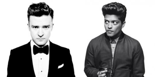 Bruno Mars, Justin Timberlake, Eminem, siapa yang terbaik?