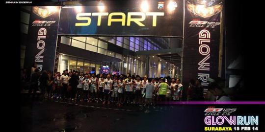 Peduli Kelud, Glow Run GT125 sekaligus jadi ajang bakti sosial