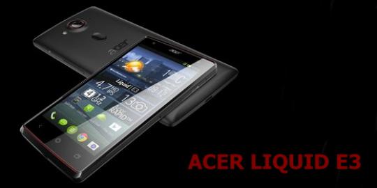 Acer Liquid E3, smartphone menengah harga Rp 3 jutaan