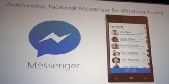 Windows Phone akhirnya kedatangan Facebook Messenger