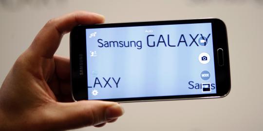 Pesona kecanggihan Samsung Galaxy S5 di ajang MWC 2014