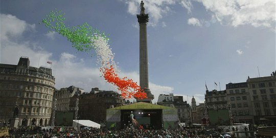 Mengintip St. Patrick's Day 2014 di London
