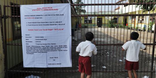 Sekolah disegel ahli waris, murid-murid SDN Sawah Baru telantar