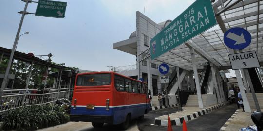 Uji coba Terminal Manggarai yang bernuansa modern