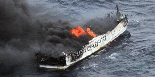 5 WNI hilang dalam kebakaran kapal nelayan Jepang di Pasifik