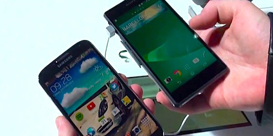 duel, samsung galaxy s5 vs sony xperia z2