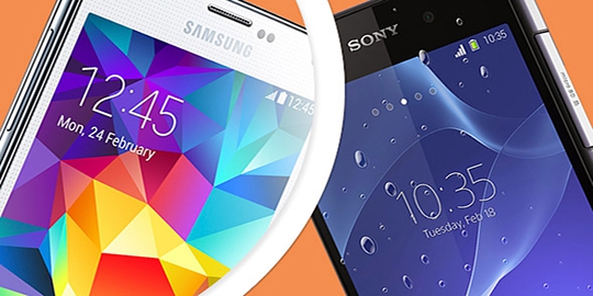 duel, samsung galaxy s5 vs sony xperia z2