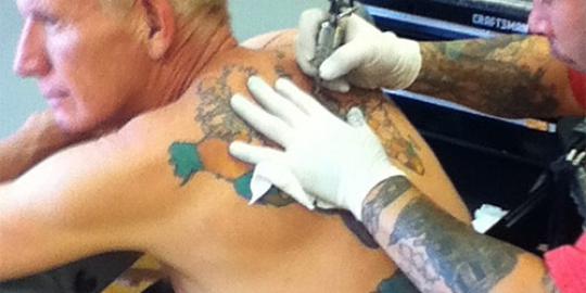 Bikin Tato Bentuk Peta Untuk Tandai Tempat Yang Telah Didatangi Merdeka Com