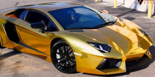 Lambo, sudah mahal berlapis emas pula  merdeka.com