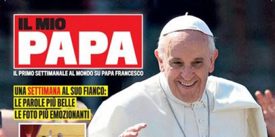Penerbit Italia luncurkan majalah khusus Paus Fransiskus