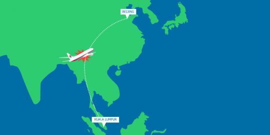 Tim SAR Vietnam temukan sinyal pesawat Malaysia Airlines