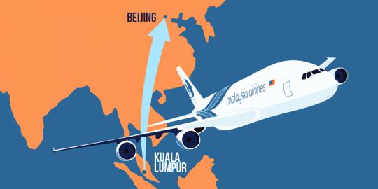 Kronologi hilangnya pesawat Malaysia Airlines MH 370
