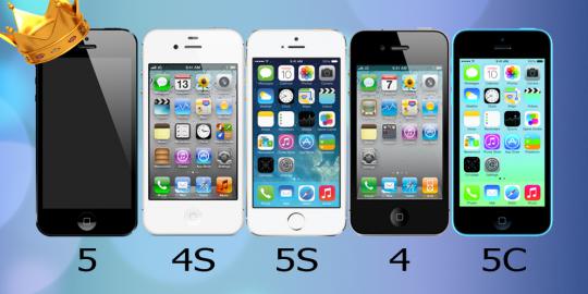 iPhone 5 masih menjadi raja dari semua model iPhone