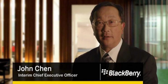 John Chen: kemungkinan 50 persen BlackBerry bangkit