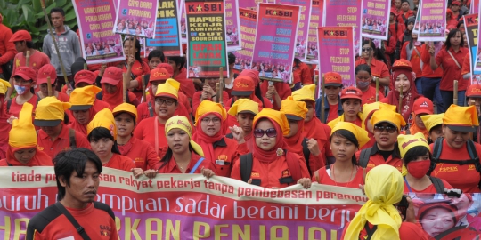 Kepentingan buruh di balik pencapresan Jokowi