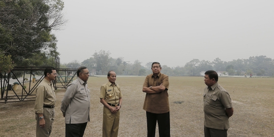 Presiden SBY: Pelaku pembakaran lahan harus dihukum berat!