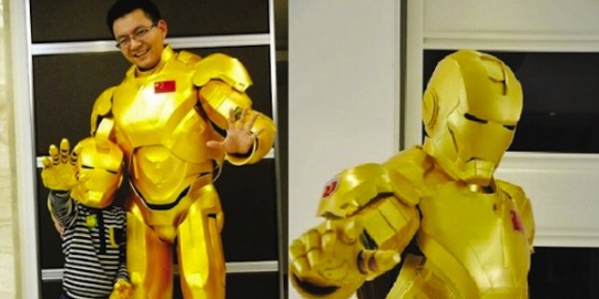 Demi anak, dokter ini berubah jadi Iron Man!