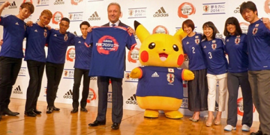 Pikachu jadi maskot resmi timnas Jepang di Piala Dunia 2014