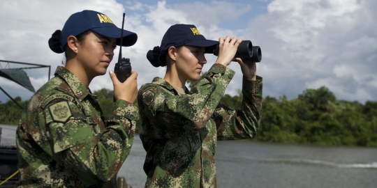 Kisah 2 Tentara cantik Kolombia memerangi penyelundupan narkoba