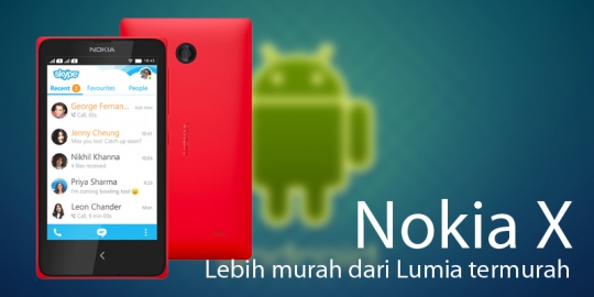 Beli smartphone Nokia X+ dan XL gratis MicroSD 4GB