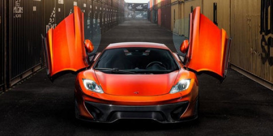 Super hot! Volcano Orange McLaren MP4-12C!