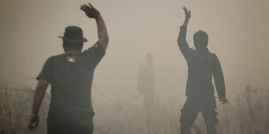 Polisi kejar 5 buron pembakar hutan Riau