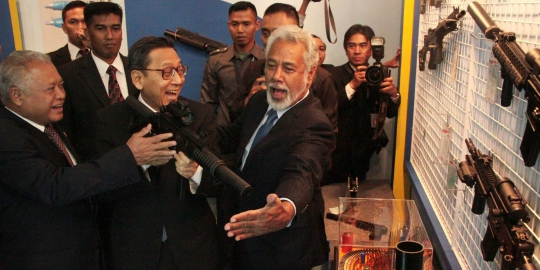 Boediono ajak Xanana ke pameran produk pertahanan TNI di Senayan