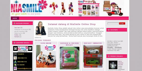 Ingin barang unik dan menarik? Niasmile.com tempatnya