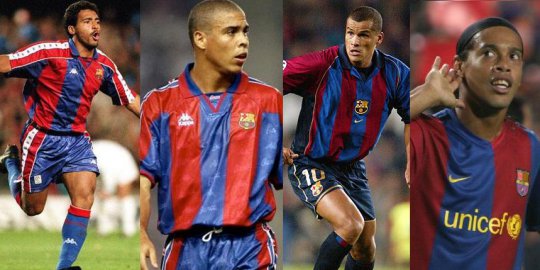 Deretan bintang Brasil yang sukses di Barcelona
