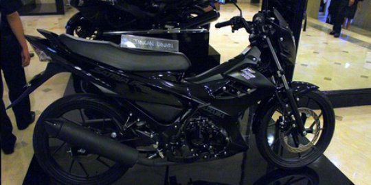 Penampakan Suzuki Satria F150 Black Edition