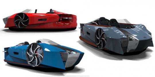 Wow! Ini dia Bugatti Veyron-nya hovercraft!