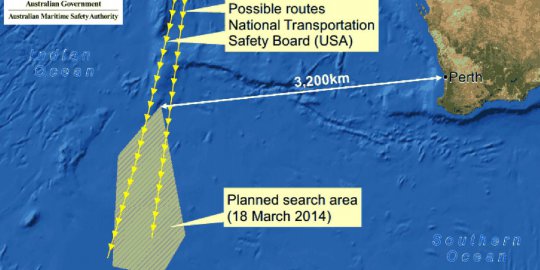 Satelit China temukan objek diduga MH370 di Samudra Hindia