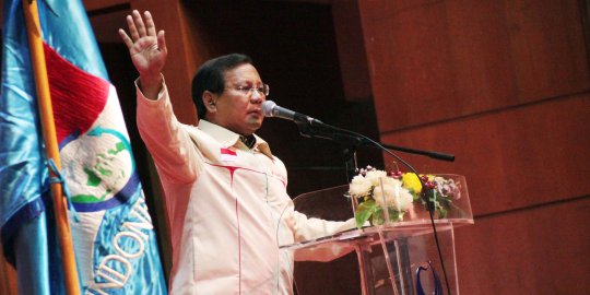 Prabowo: Abraham prestasinya banyak dalam berantas korupsi