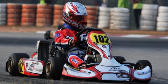 Putra Minang angkat nama Indonesia di balap gokart Asia-Eropa