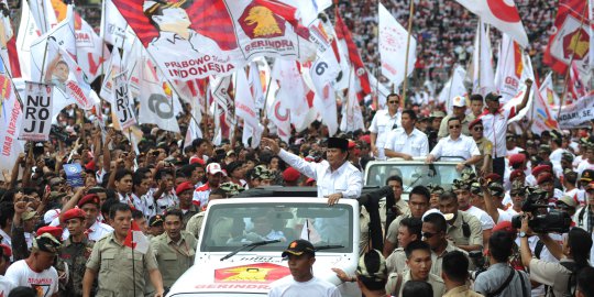 Prabowo: Kalian mau dipimpin boneka-boneka?