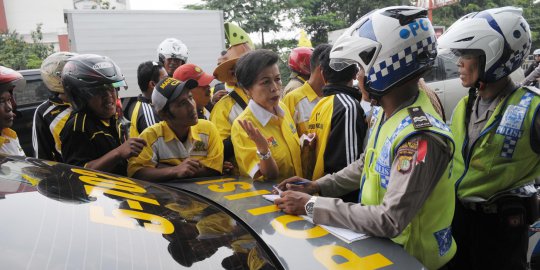 Satu pekan masa kampanye, 185 partisipan parpol melanggar lalin