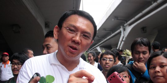 Kampanye dukung Prabowo, Ahok tak kapok batalkan agenda kerja