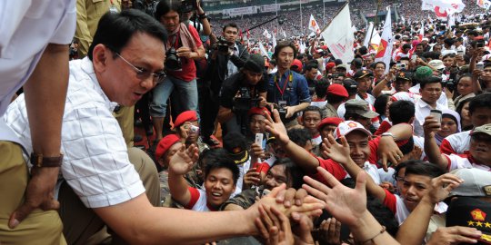 Ahok yakin Gerindra dapat 20 persen suara di Pileg