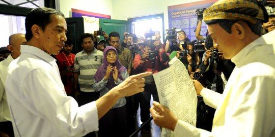 Jika jadi presiden, Jokowi janji tetap benahi Jakarta