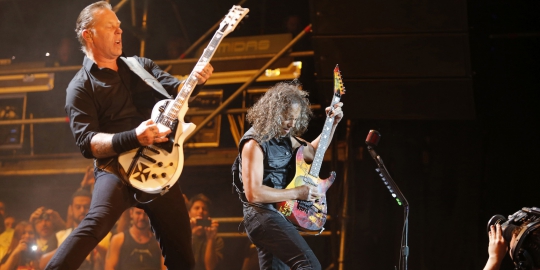 Aksi Metallica gebrak penggemar di Amerika Latin