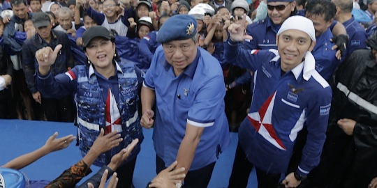 SBY kampanye pakai baret di Brebes