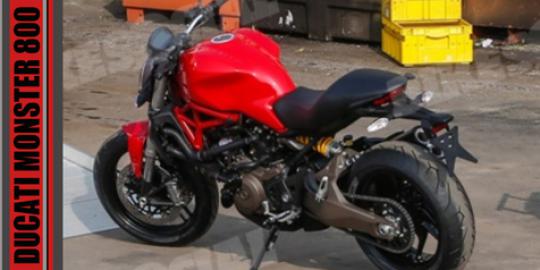 Sosok Ducati Monster 800 terbaru kepergok media