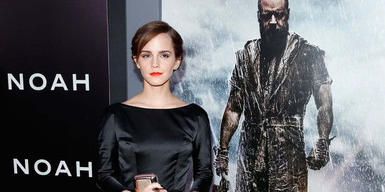 Pesona Emma Watson promosikan Film Noah di New York