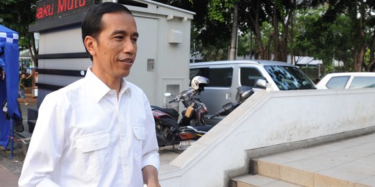 Jokowi resmikan pompa air pelindung Istana dari banjir
