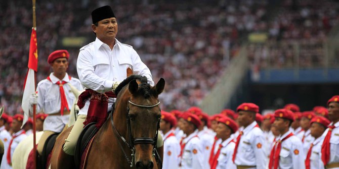 Prabowo: Kita tak butuh pemimpin tinggi gunung seribu janji