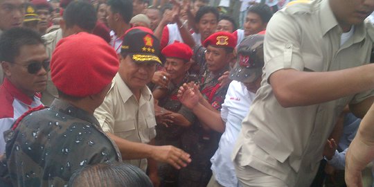 Prabowo: Pemimpin di Jakarta lupa rakyat, sudah duduk lupa janji