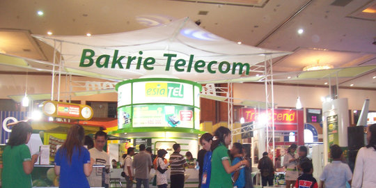 Tahun lalu, Bakrie Telecom raup laba Rp 3,6 miliar
