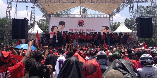 Usai orasi Jokowi anak kecil joget dangdut di kampanye 